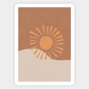 Sun Boho Nordic Style Sticker